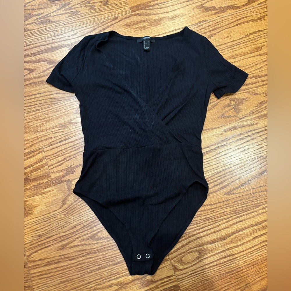 Forever 21 Black Womens Bodysuit